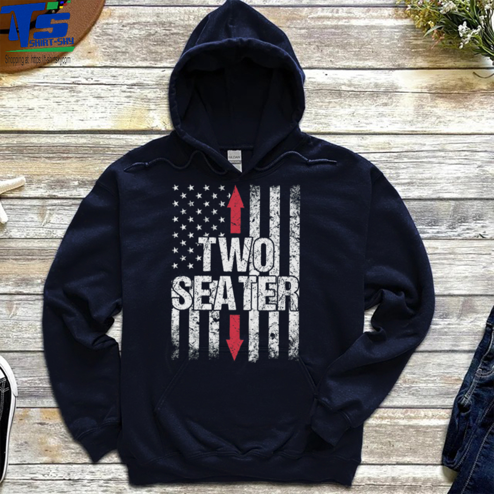 Two Seater Retro Funny American Flag Vintage Sarcastic T Shirt Two Seater Retro Funny American Flag Vintage Sarcastic T Shirt