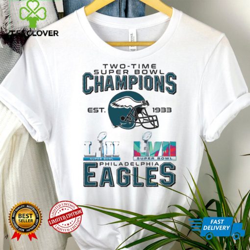 Two Time Super Bowl champion EST. !933 Philadelphia Eagles Shirt