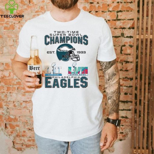 Two Time Super Bowl champion EST. !933 Philadelphia Eagles Shirt