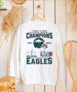 Two Time Super Bowl champion EST. !933 Philadelphia Eagles Shirt