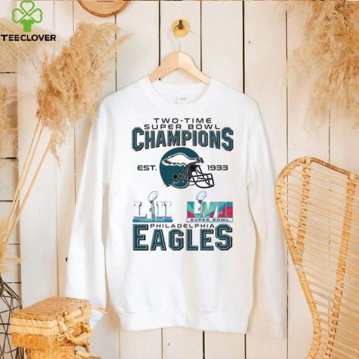 Two Time Super Bowl champion EST. !933 Philadelphia Eagles Shirt