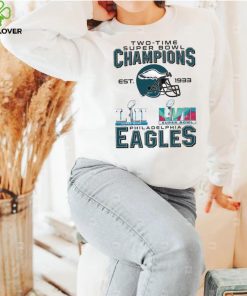 Two Time Super Bowl champion EST. !933 Philadelphia Eagles Shirt