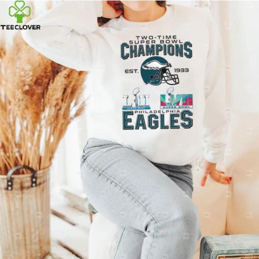 Two Time Super Bowl champion EST. !933 Philadelphia Eagles Shirt