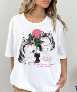 Two Wolves on their Phones there are two wolves inside you and they’re always on their Phones shirt 1 Two Wolves on their Phones there are two wolves inside you and they’re always on their Phones shirt