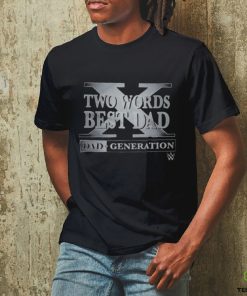 Two Words Best Dad 2023 Shirt