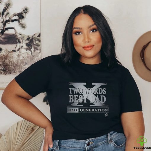Two Words Best Dad 2023 Shirt