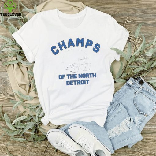 Detroit Lions Champions Of The North Detroit Helmet Shirt