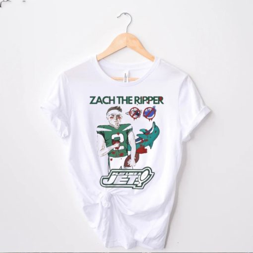 Ty Johnson New York Jets Zach The Ripper TShirt