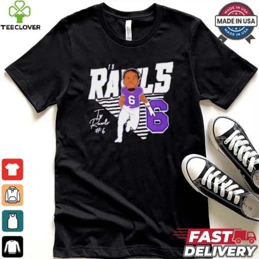 Ty Rawls 2024 6 Football Player Design shirt