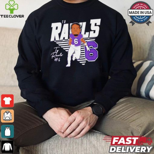 Ty Rawls 2024 6 Football Player Design shirt