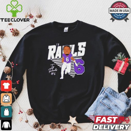Ty Rawls 2024 6 Football Player Design shirt
