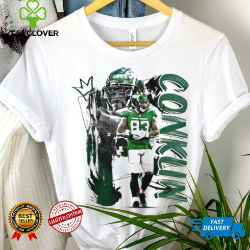 Tyler Conklin number 83 New York Jets football player pose poster hoodie, sweater, longsleeve, shirt v-neck, t-shirt