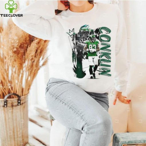 Tyler Conklin number 83 New York Jets football player pose poster hoodie, sweater, longsleeve, shirt v-neck, t-shirt