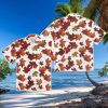 Jameson Hawaiian Button Up Shirt Hibiscus Floral