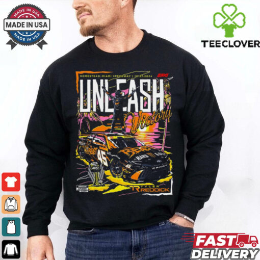 Tyler Reddick 23XI Racing Black 2024 Straight Talk Wireless 400 Race Win T Shirt
