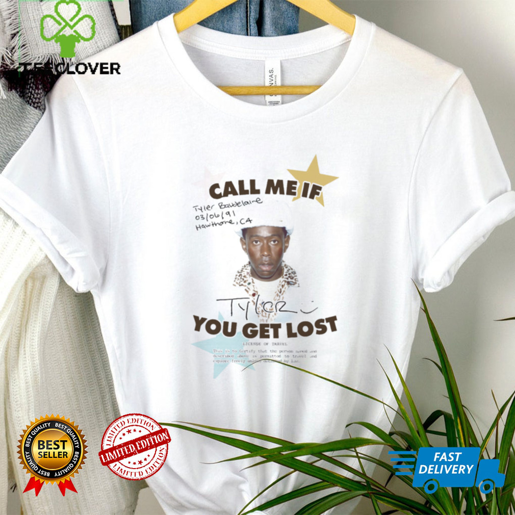 Tyler The Creator Call Me If You Get Lost Shirt