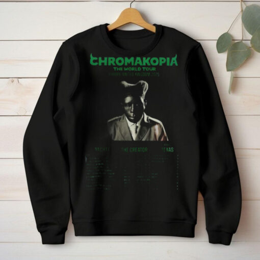 Tyler The Creator Chromakopia The World Tour Europe united Kingdom 2025 shirt
