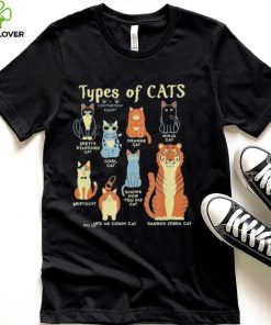 Types of cat comparison cat orange shirt 3 Types of cat comparison cat orange shirt
