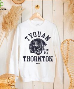 Tyquan Thornton New England Helmet Font Shirt