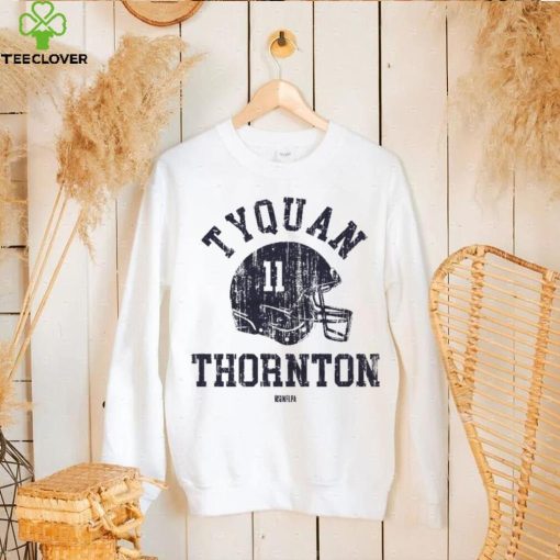 Tyquan Thornton New England Helmet Font Shirt