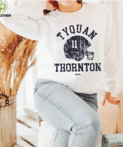 Tyquan Thornton New England Helmet Font Shirt