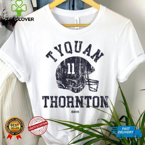 Tyquan Thornton New England Helmet Font Shirt