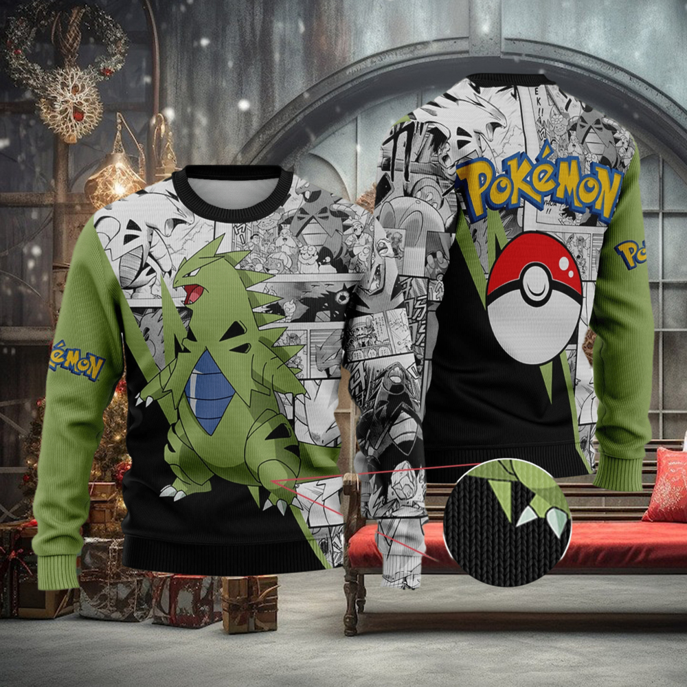 Tyranitar Tyranitar Anime Tyranitar Xmas Pocket Monster Gift Ugly Christmas Sweater For Men And Women Tyranitar Tyranitar Anime Tyranitar Xmas Pocket Monster Gift Ugly Christmas Sweater For Men And Women
