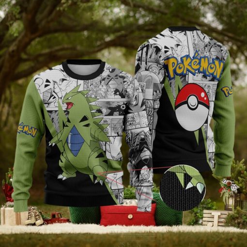 Tyranitar Tyranitar Anime Tyranitar Xmas Pocket Monster Gift Ugly Christmas Sweater For Men And Women