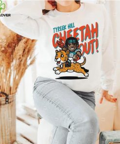 Tyreek Hill cheetah out Miami Dolphins football cartoon hoodie, sweater, longsleeve, shirt v-neck, t-shirt