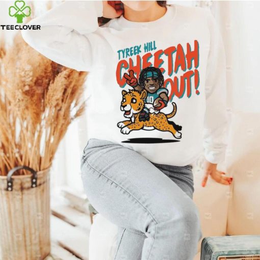 Tyreek Hill cheetah out Miami Dolphins football cartoon hoodie, sweater, longsleeve, shirt v-neck, t-shirt