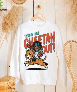 Tyreek Hill cheetah out Miami Dolphins football cartoon hoodie, sweater, longsleeve, shirt v-neck, t-shirt