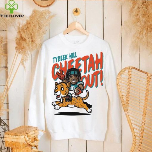 Tyreek Hill cheetah out Miami Dolphins football cartoon hoodie, sweater, longsleeve, shirt v-neck, t-shirt