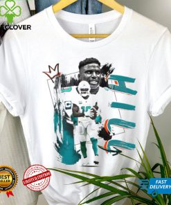 Tyreek Hill number 10 Miami Dolphins football player pose poster shirt