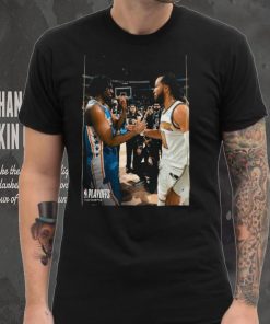 Tyrese Maxey Hand Shake Jalen Brunson At Eastern Conference 2024 NBA Playoffs T Shirt