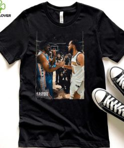 Tyrese Maxey Hand Shake Jalen Brunson At Eastern Conference 2024 NBA Playoffs T Shirt