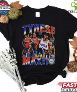 Tyrese Maxey Vintage Bootleg T Shirt
