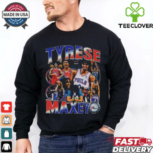 Tyrese Maxey Vintage Bootleg T Shirt