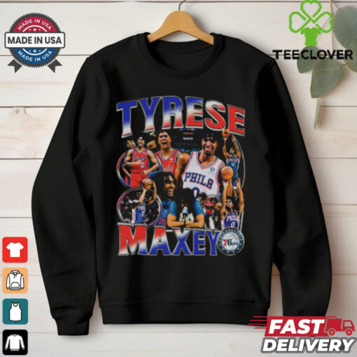 Tyrese Maxey Vintage Bootleg T Shirt