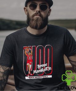 Tyrone Marshall Jr. Woo cartoon shirt