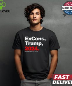Tyrone Muhammad Wearing Excons Trump 2024 t shirt