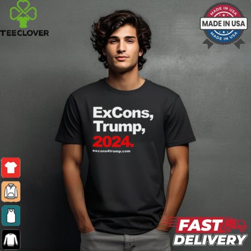 Tyrone Muhammad Wearing Excons Trump 2024 t shirt