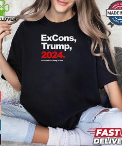 Tyrone Muhammad Wearing Excons Trump 2024 t shirt