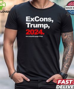 Tyrone Muhammad Wearing Excons Trump 2024 t shirt