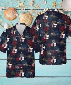 U.S Army Bell Oh 58 Kiowa Button Down Hawaiian Shirt Trend Summer