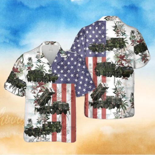 U.S Army MIM 104 Air defense Hawaiian Shirt