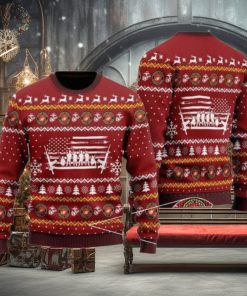 U.S Marine Corps Soldiers All Over Print 3D Ugly Christmas Sweater