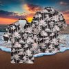 Custom Name Green Orange NCAA Virginia Tech Hokies Hawaiian Shirt