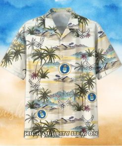 U.S. Air Force Veterans Button Down Unisex Hawaiian Shirt