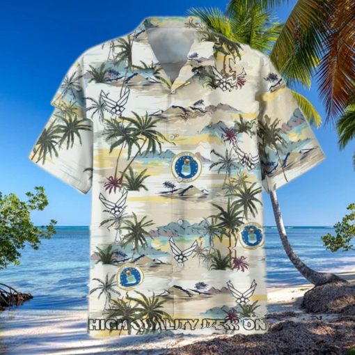 U.S. Air Force Veterans Button Down Unisex Hawaiian Shirt