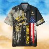 U.S. Marine Corps Veterans Red White And Blue Custom Hawaiian Shirt